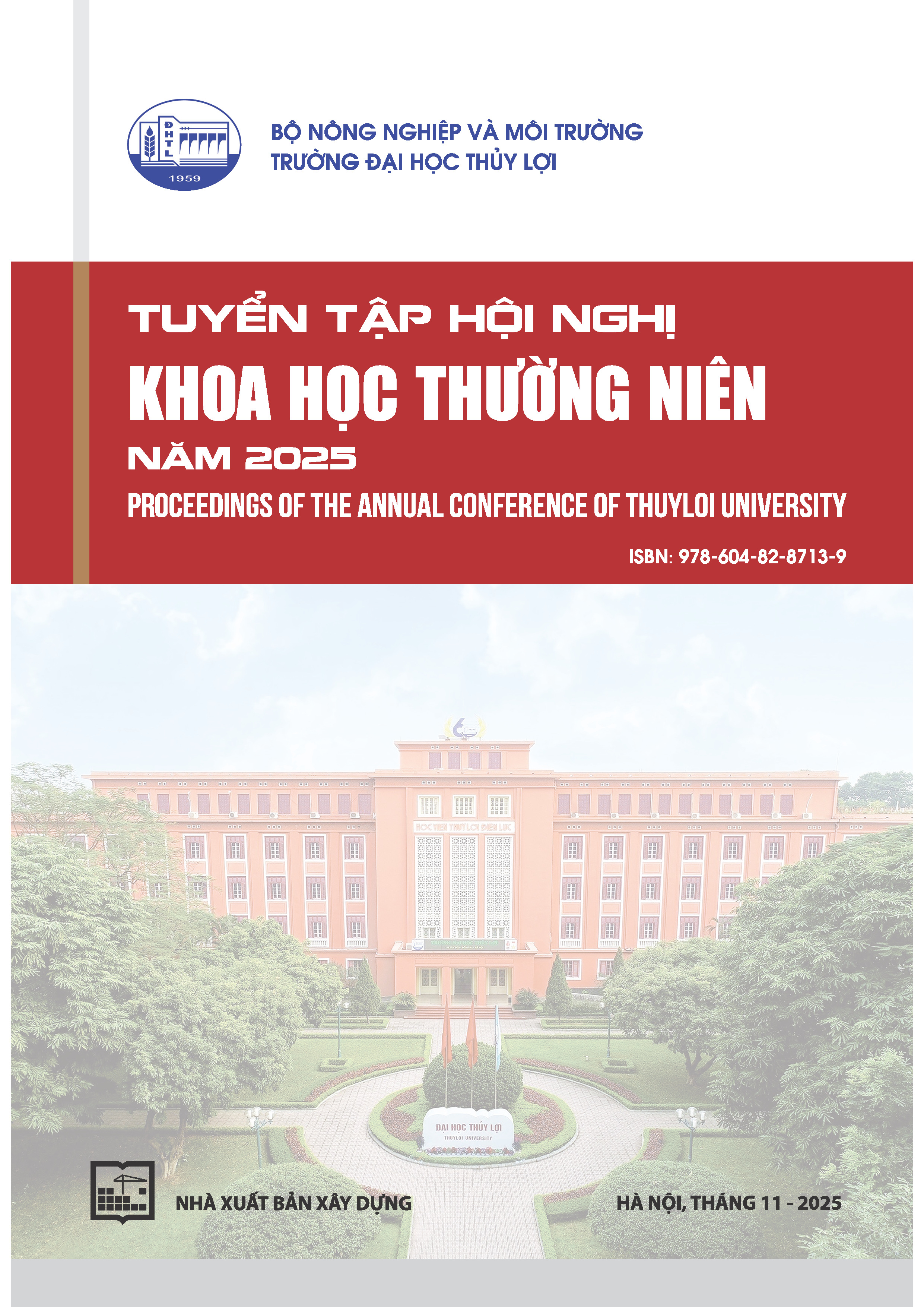 Tuyển tập Hội nghị Khoa học thường niên năm 2025 Procceedings of the annual conference of Thuyloi University