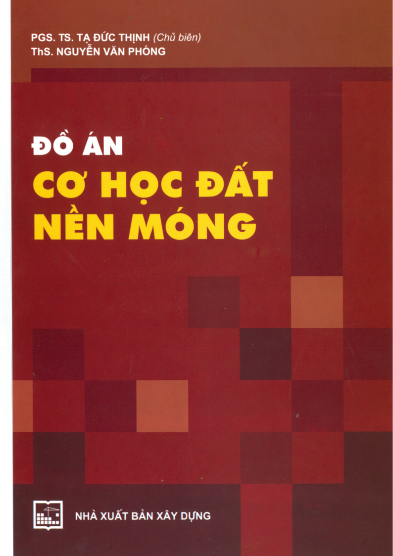 Đồ Án Cơ Học Đất và Nền Móng