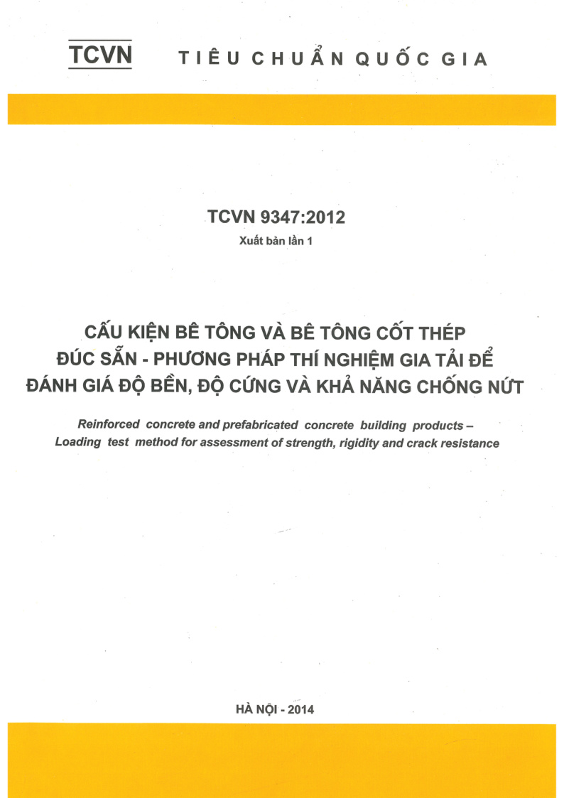 Cấu kiện bê tông và bê tông cốt thép đúc sẵn