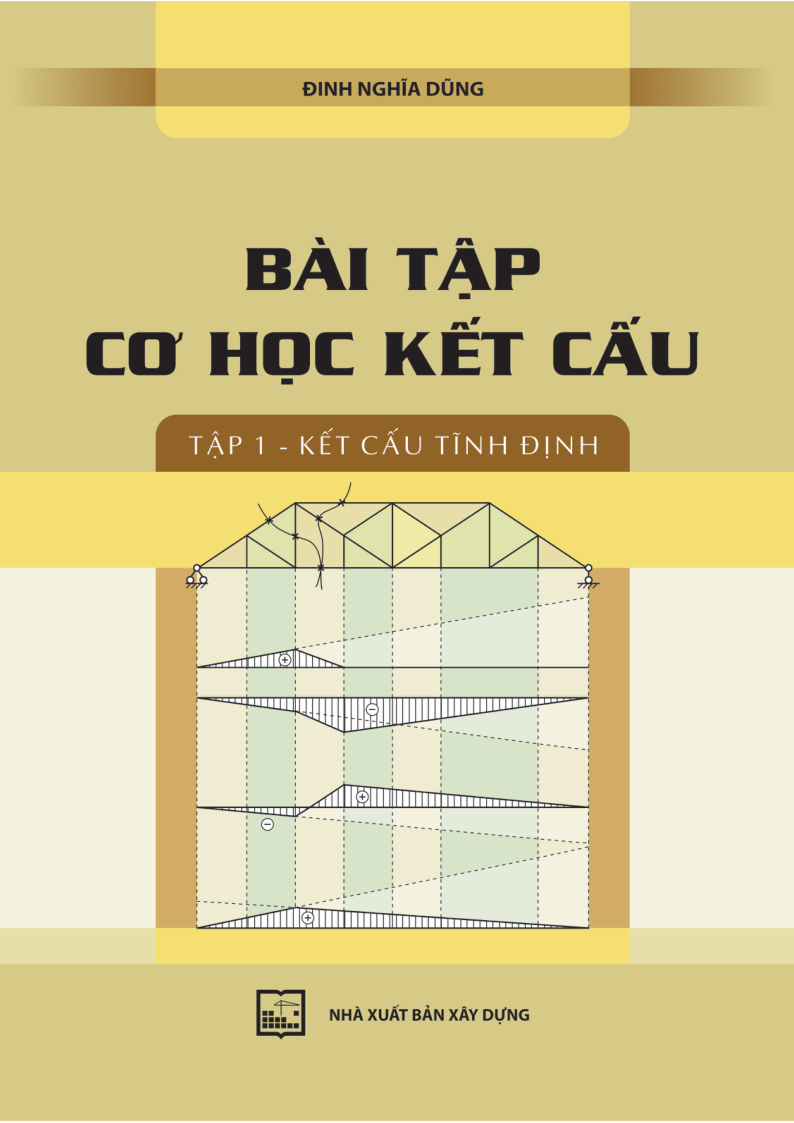 BÀI TẬP CƠ HỌC KẾT CẤU TẬP 1 - KẾT CẤU TĨNH ĐỊNH