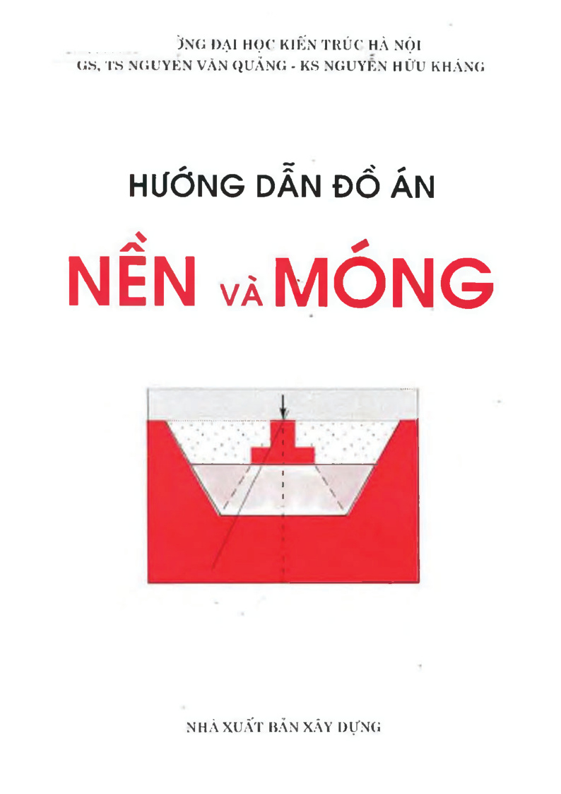 HƯỚNG DẪN ĐỒ ÁN NỀN VÀ MÓNG