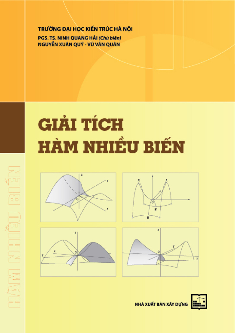 GIẢI TÍCH HÀM NHIỀU BIẾN