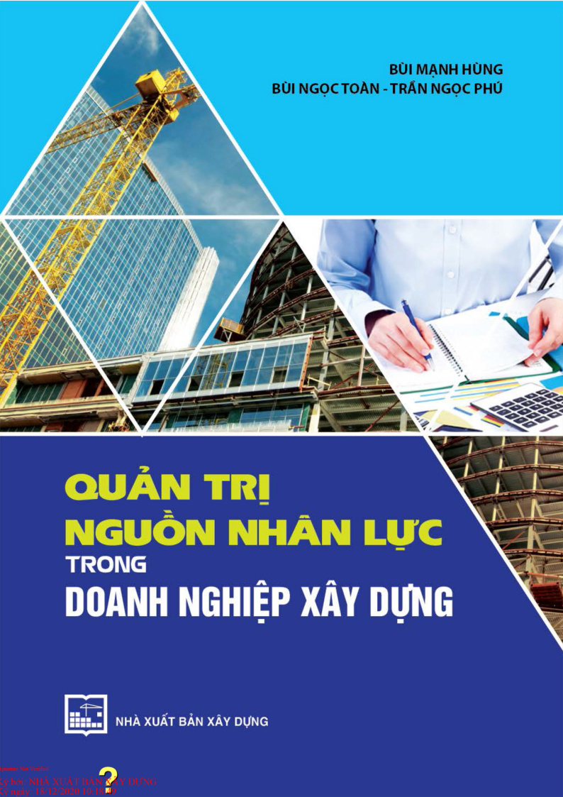 QUẢN TRỊ NGUỒN NHÂN LỰC TRONG DOANH NGHIỆP XÂY DỰNG