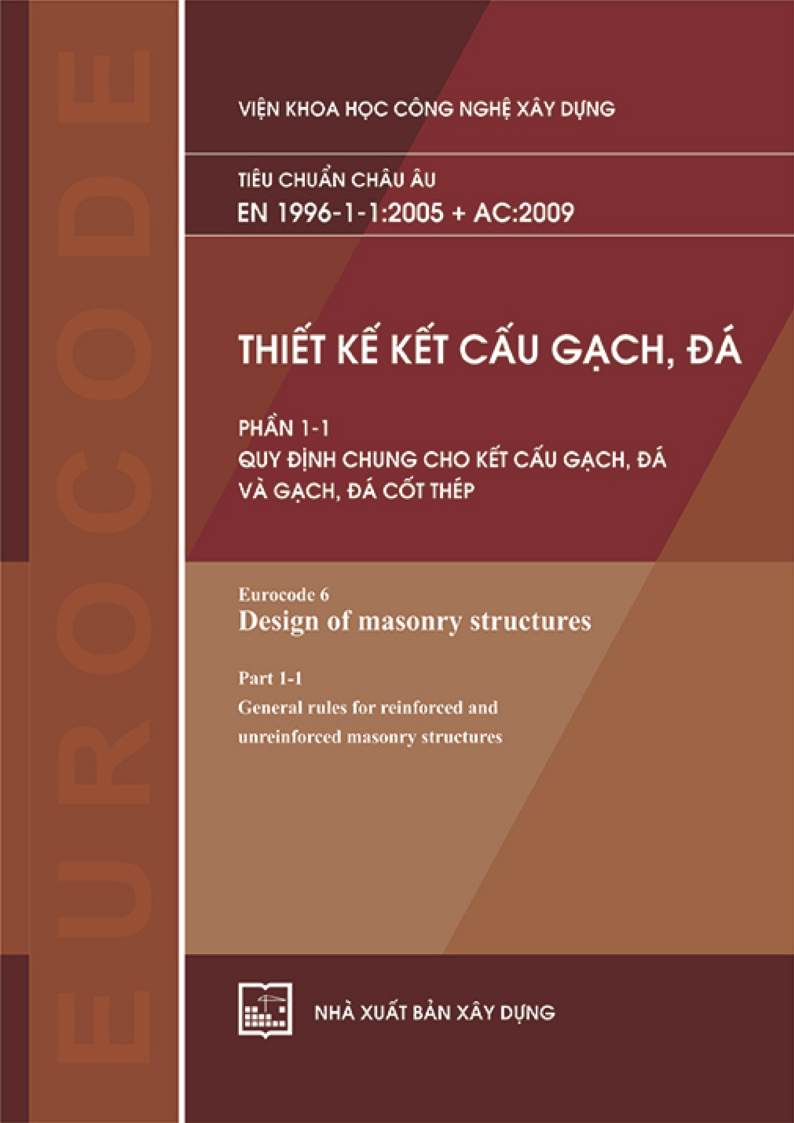 THIẾT KẾ KẾT CẤU GẠCH ĐÁ – PHẦN 1-1: EN 1996-1-1:2005 + AC:2009