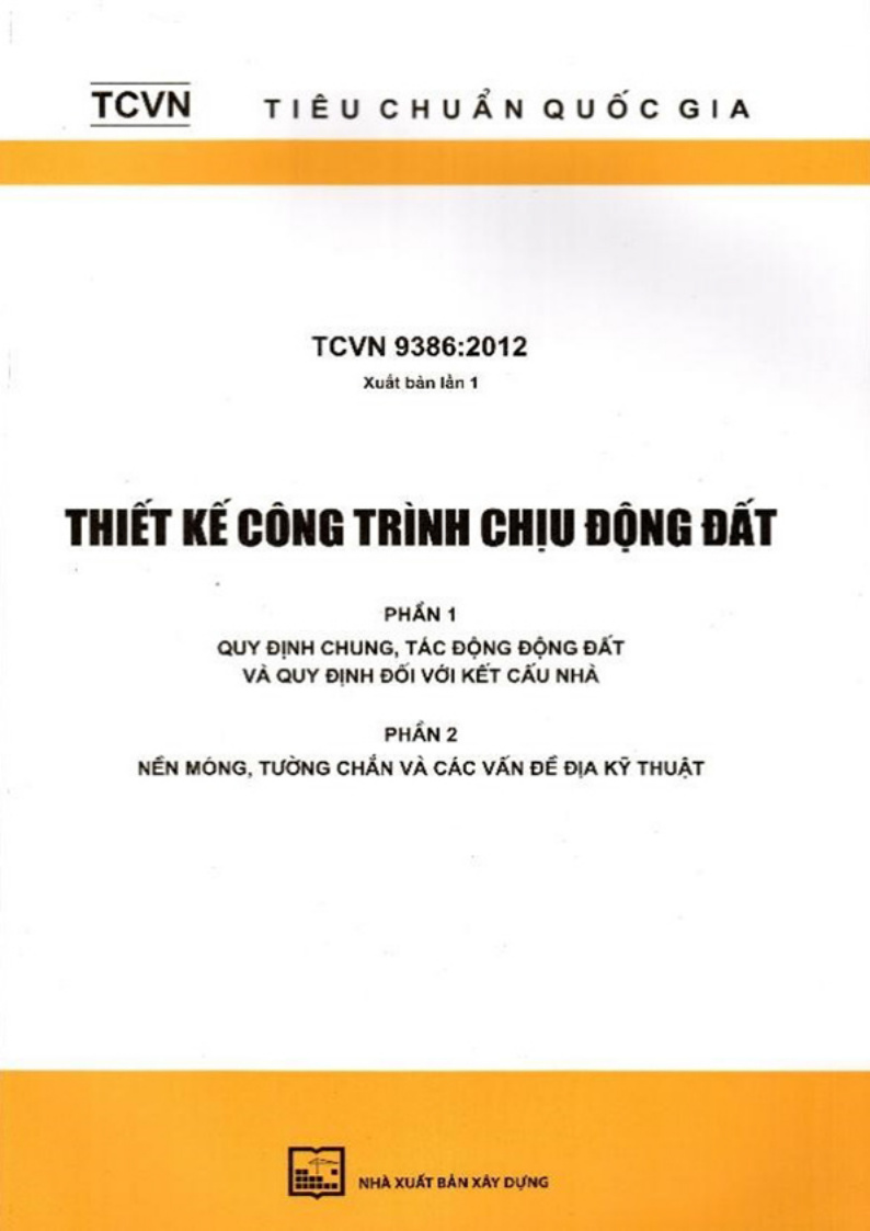 TCVN 9386 2012 thiết kế công trình chịu động đất