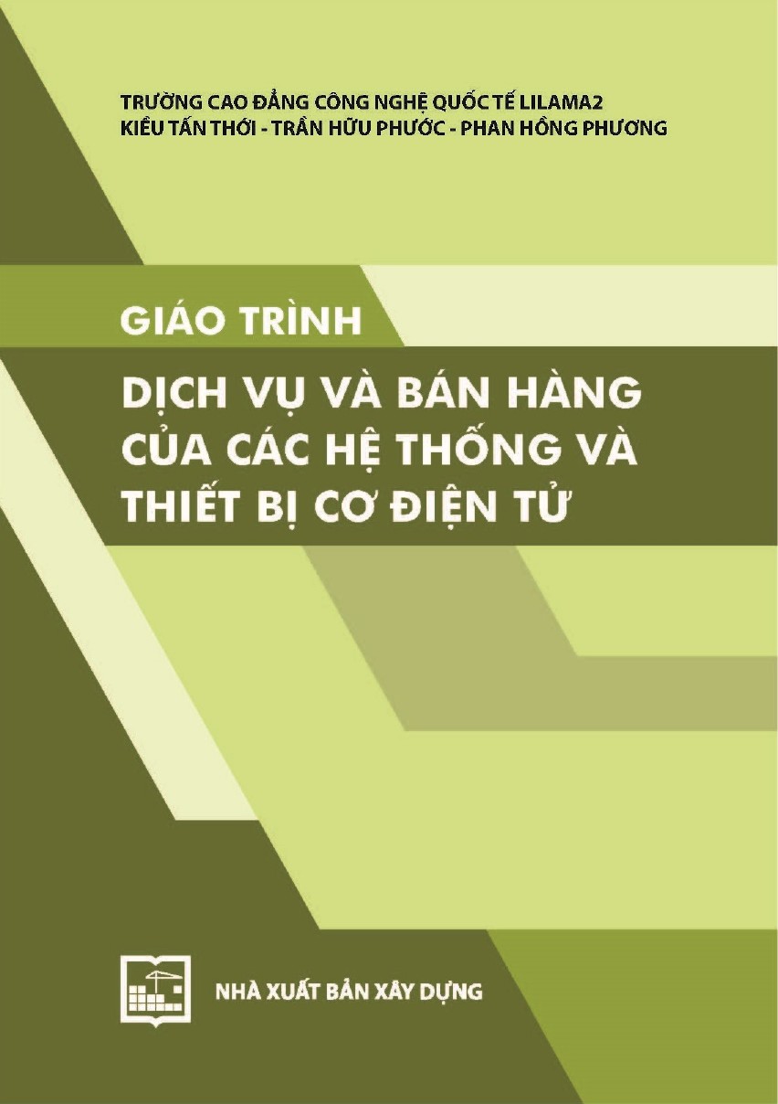 Giáo trình Dịch vụ và bán hàng của các hệ thống và thiết bị cơ điện tử