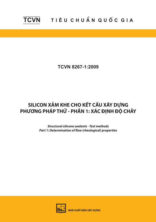 TCVN 8267-3:2009 Silicon xảm khe cho kết cấu xây dựng - Phương pháp thử - Phần 3: Xác định độ cứng shore A - Structural silicone sealants - Test methods - Part 3: Determination of shore A hardness