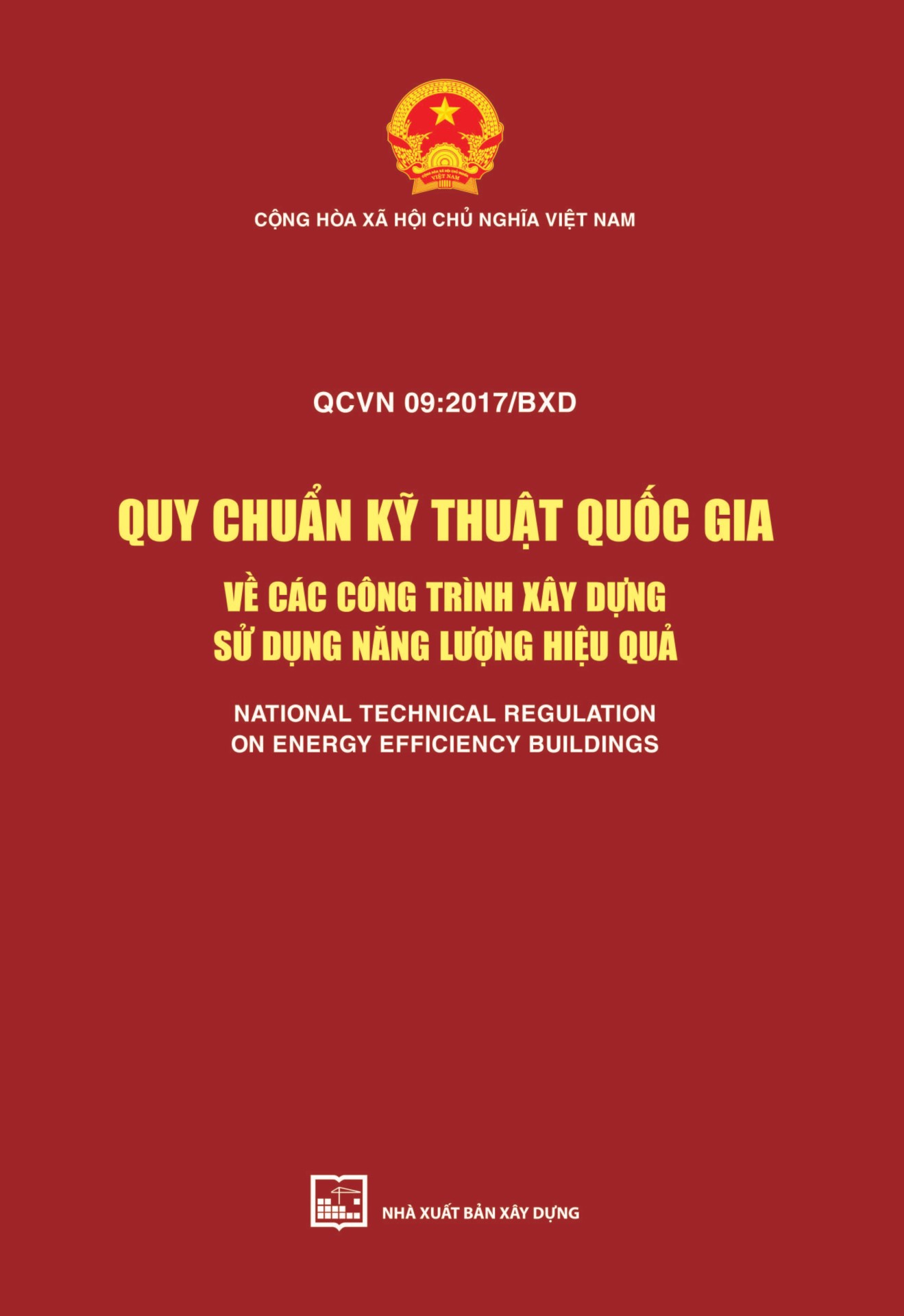 QCVN 09 : 2017/BXD về các công trình xây dựng sử dụng năng lượng hiệu quả