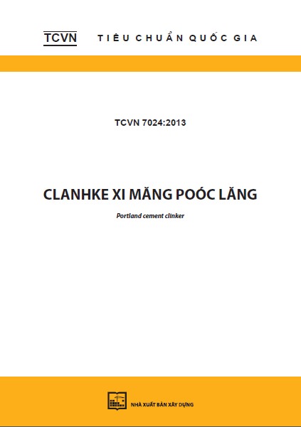 TCVN 7024:2013 Clanhke xi măng poóc lăng