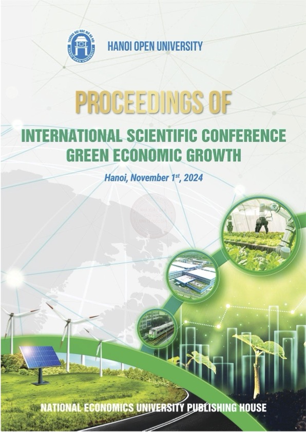 PROCEEDINGS OF INTERNATIONAL SCIENTIFIC CONFERENCE “GREEN ECONOMIC GROWTH”