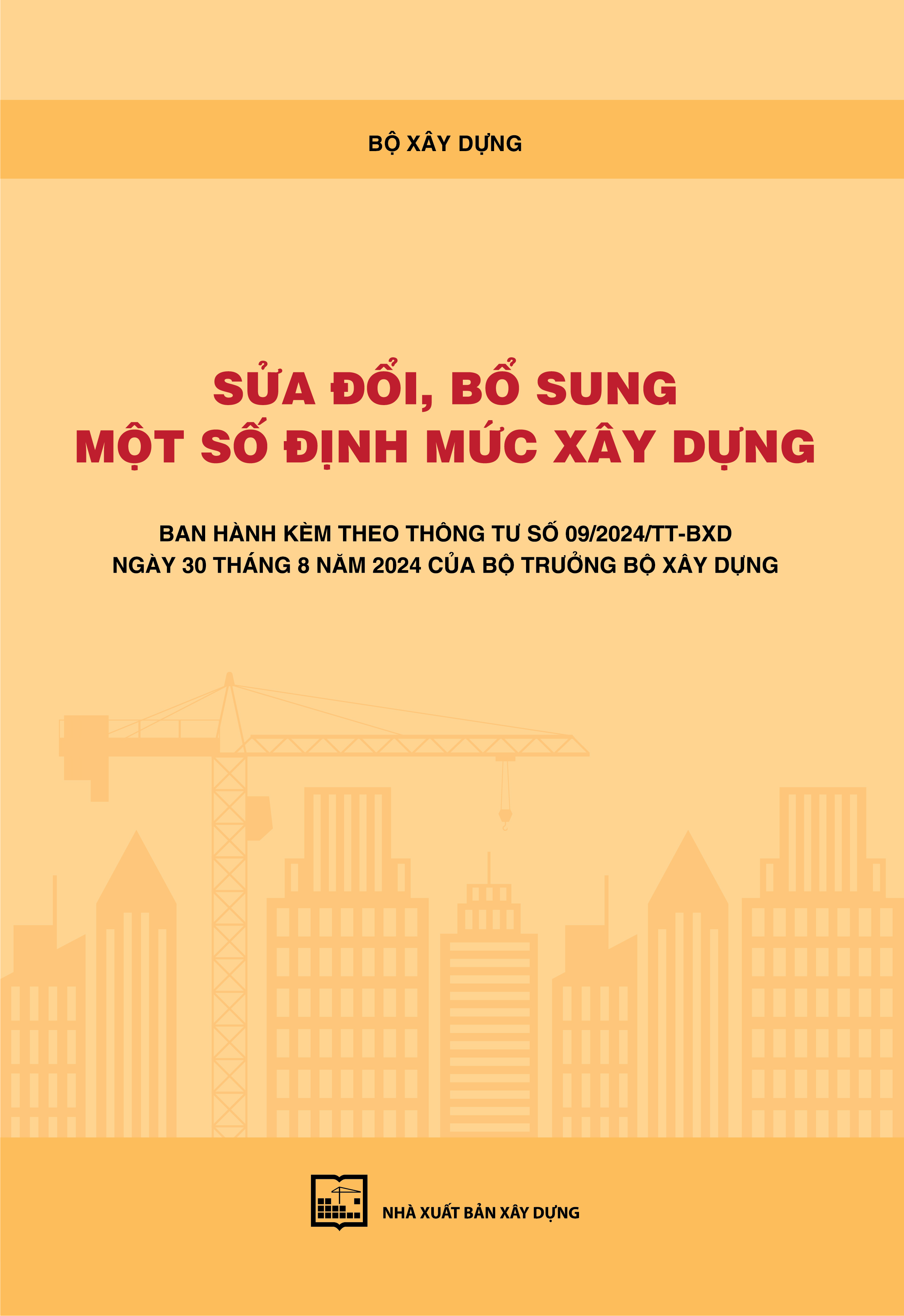 Sửa đổi, bổ sung một số định mức xây dựng 