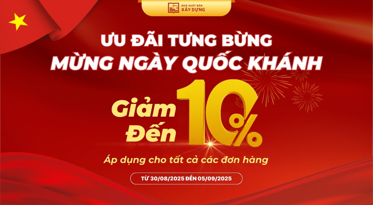 NXB Xây dựng - Chương trình khuyến mãi chào mừng quốc khánh 2-9