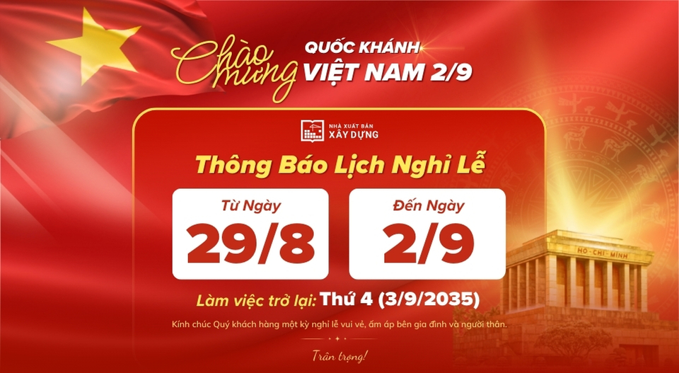 NXB Xây dựng - Thông báo nghỉ lễ 2-9