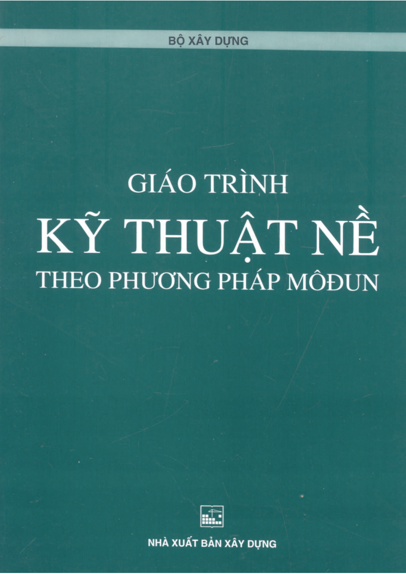 GIÁO TRÌNH KỸ THUẬT NỀ THEO PHƯƠNG PHÁP MÓDUN
