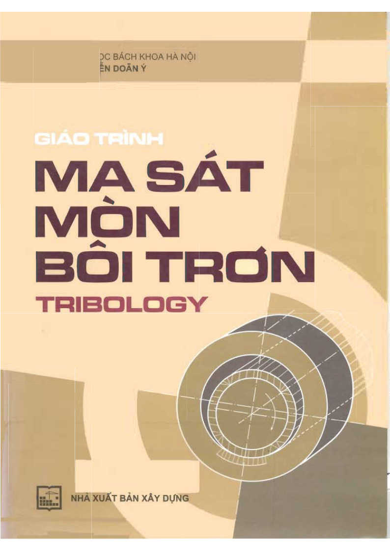 GIÁO TRÌNH MA SÁT MÔN BÒI TRƠN TRIBOLOGY