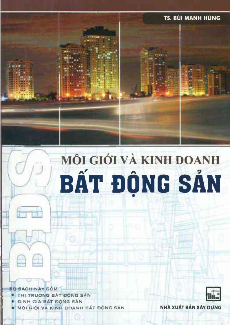 Môi giới và kinh doanh bất động sản