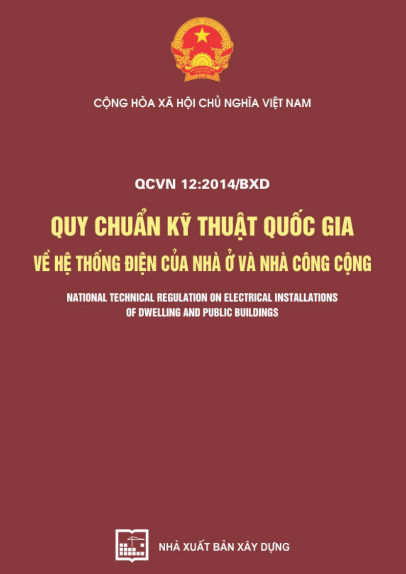 QCVN 12 : 2014/BXD : Hệ thống điện của nhà ở và nhà công cộng