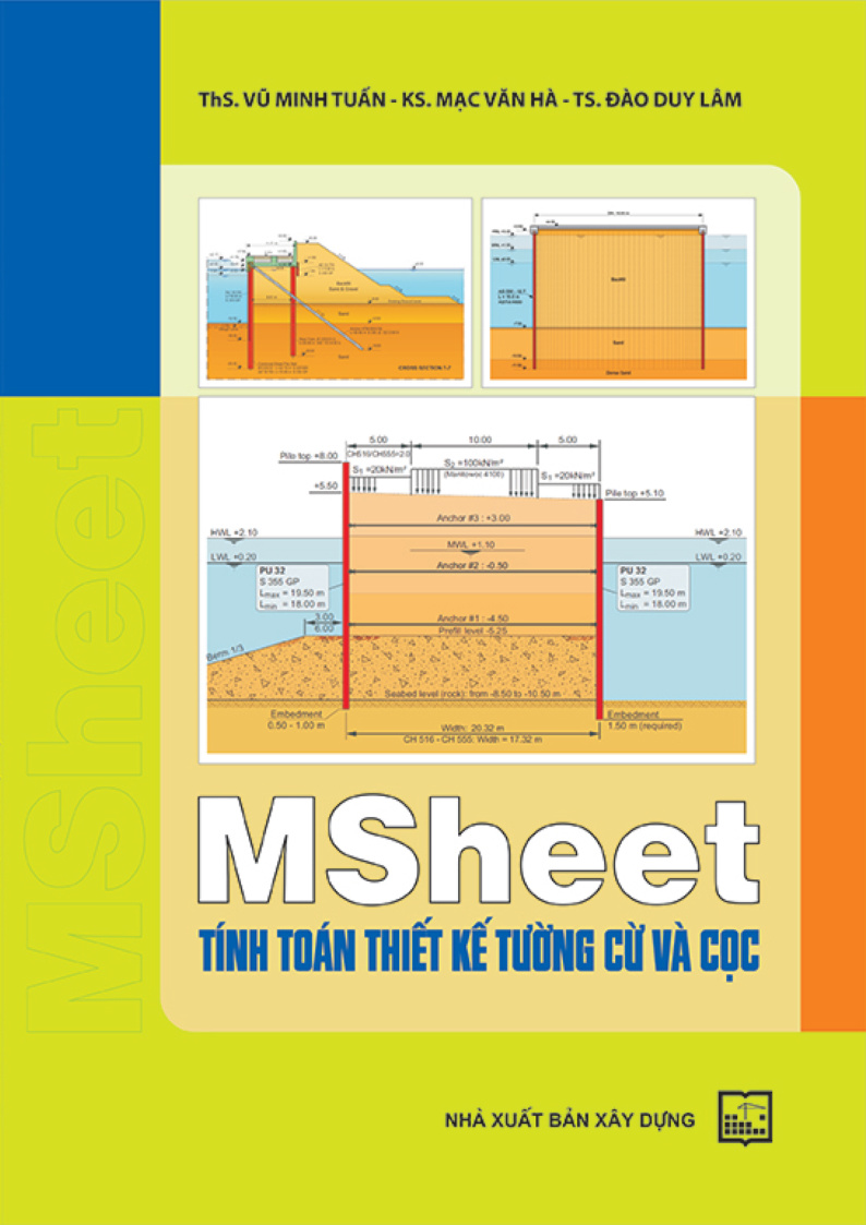 Msheet - Tính toán thiết kế tường cừ và cọc