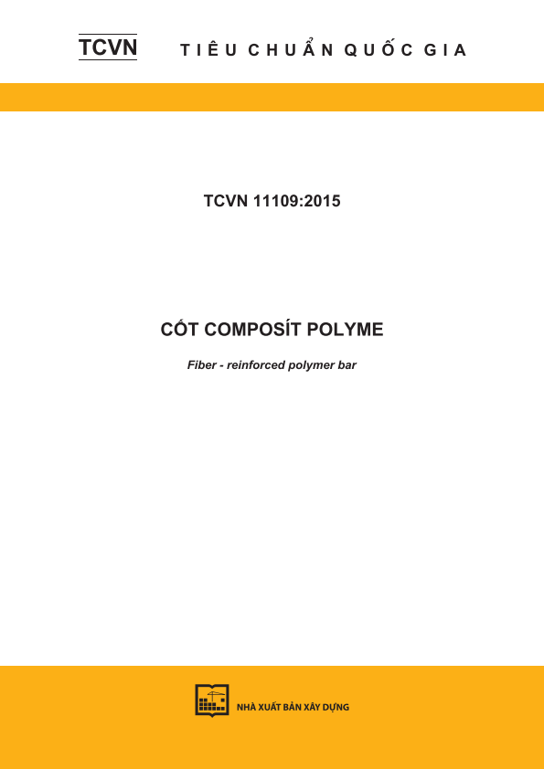 TCVN 11109:2015 Cốt composít polyme - Fiber-reinforced polymer bar