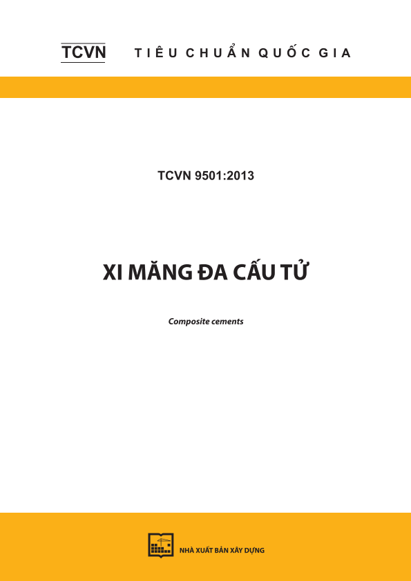 TCVN 9501:2013 Xi măng đa cấu tử - Composite cements