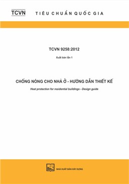 TCVN 9258:2012 Chống nóng cho nhà ở - Hướng dẫn thiết kế