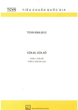 TCVN 9366:2012 Cửa đi, cửa sổ