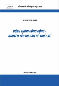 TCXDVN 276:2003 Công trình công cộng - nguyên tắc cơ bản để thiết kế