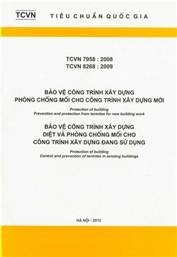 Tiêu chuẩn Bảo vệ công trình xây dựng, phòng chống mối cho công trình xây dựng mới