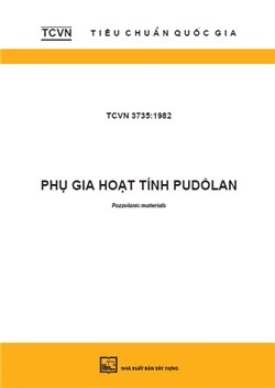 TCVN 3735:1982 Phụ gia hoạt tính Pudôlan