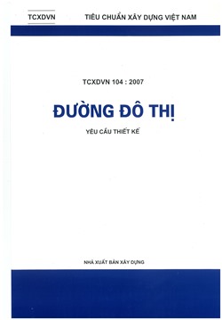 TCXDVN 104:2007 Đường đô thị - Yêu cầu thiết kế