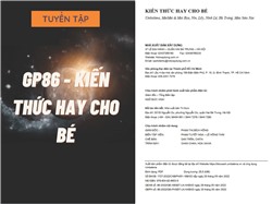 Kiến thức hay cho bé