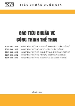 CÁC TIÊU CHUẨN VỀ CÔNG TRÌNH THỂ THAO