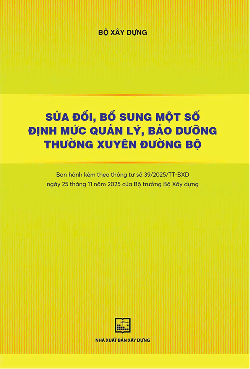 Sửa đổi, bổ sung một số định mức quản lý, bảo dưỡng thường xuyên đường bộ